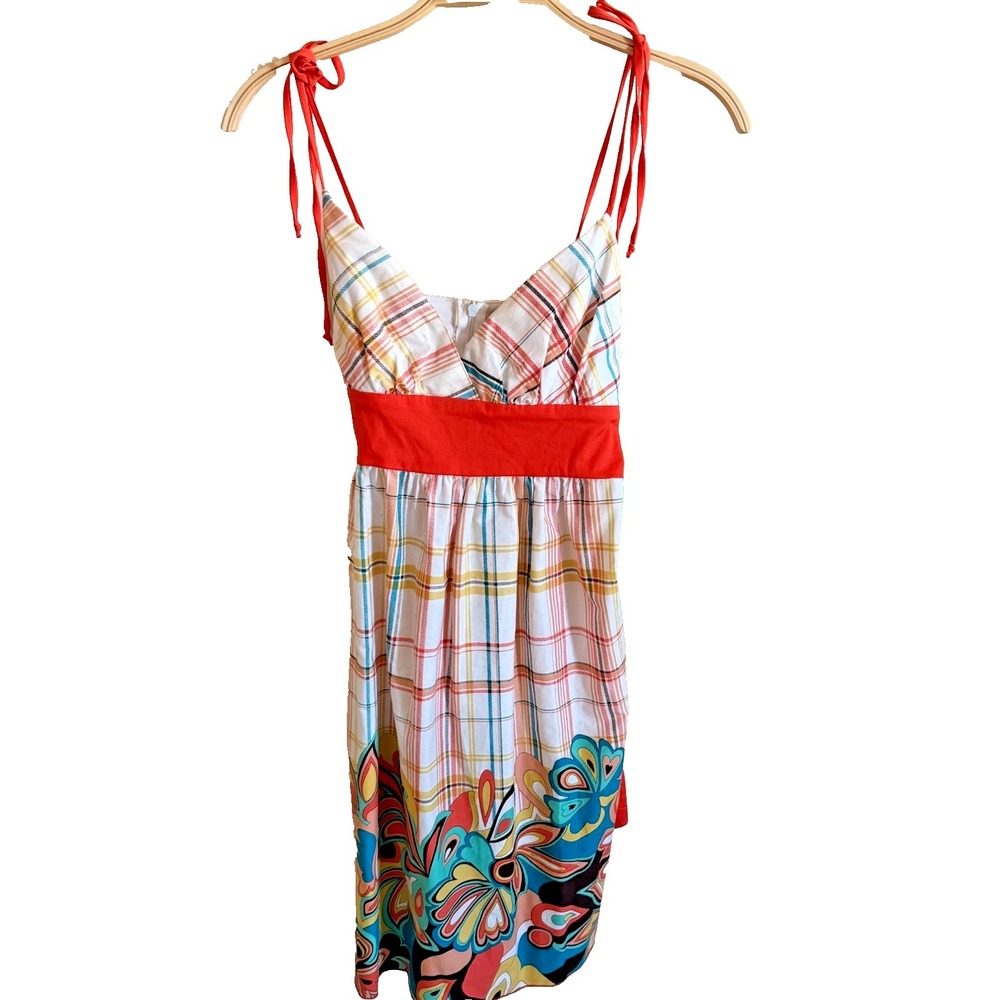 My Michelle Juniors Floral Babydoll Mini Dress Size 3 Y2K Fairy Whimsical 2000s